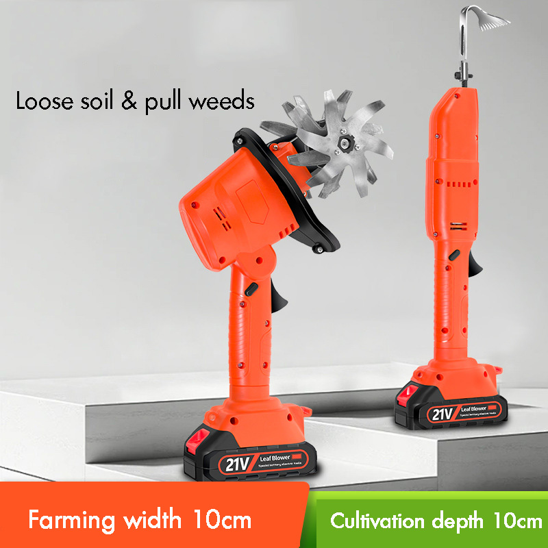 Farming Equipment For Agriculture - Cultivador Eléctrico Inalámbrico con Batería de