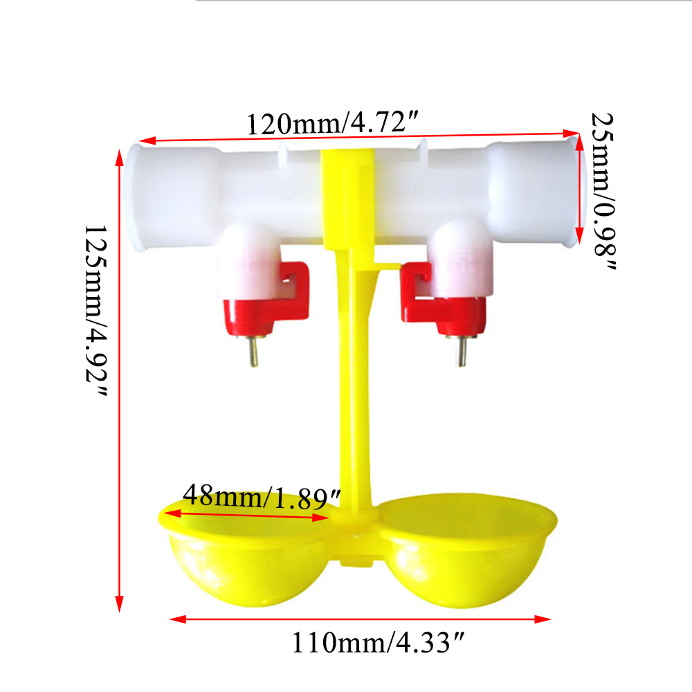Chicken Nipple Drinker - Bebedero automático de niple para pollos