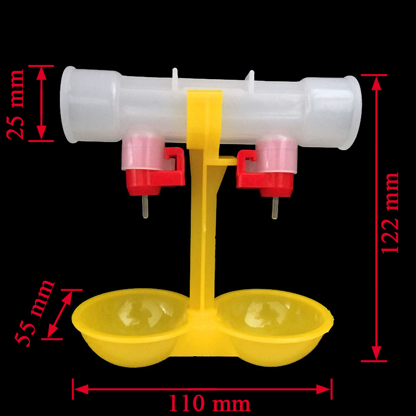 Bebedero de pollo con doble bo - Chicken Nipple Drinker reseña y precio