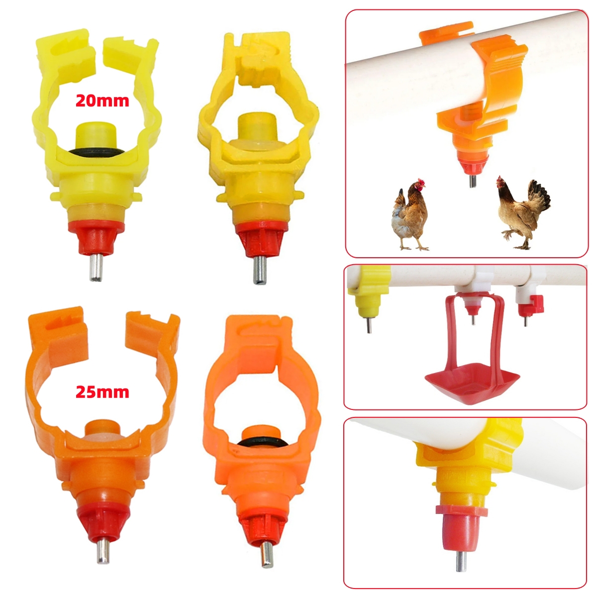 Tetina para aves de corral tip - Chicken Nipple Drinker reseña y precio