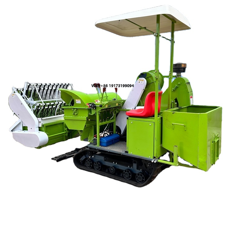 Cosechadora de Soja de 25hp pa - Combine Harvester Mini reseña y precio