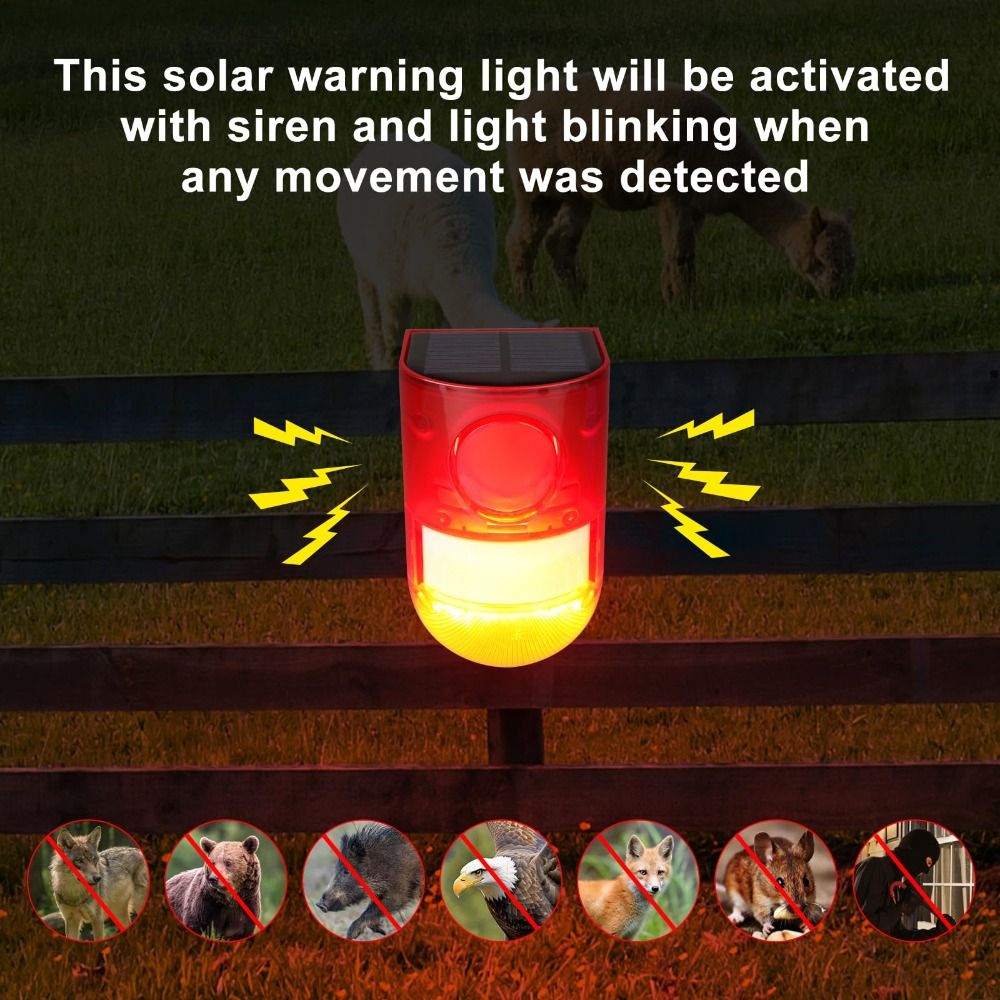 Alarma de Seguridad Solar, Imp - Farming Tools For Agriculture reseña y precio